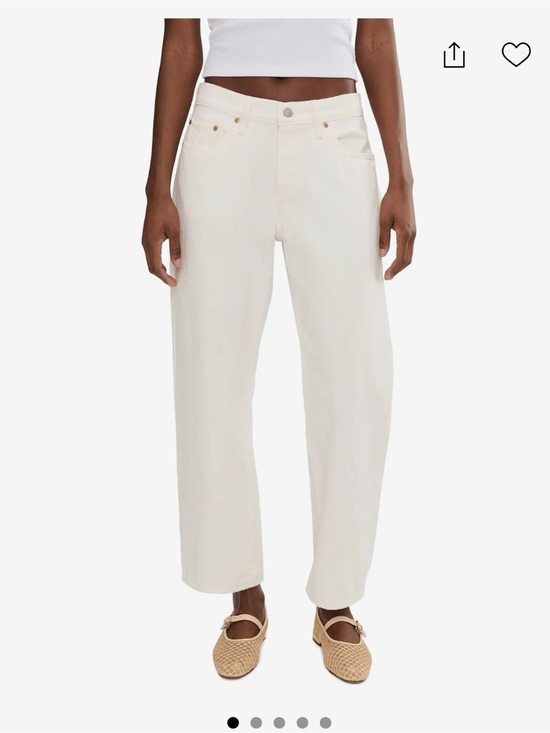 Levi's Denim - Levi's 501 90s ankle jeans white
